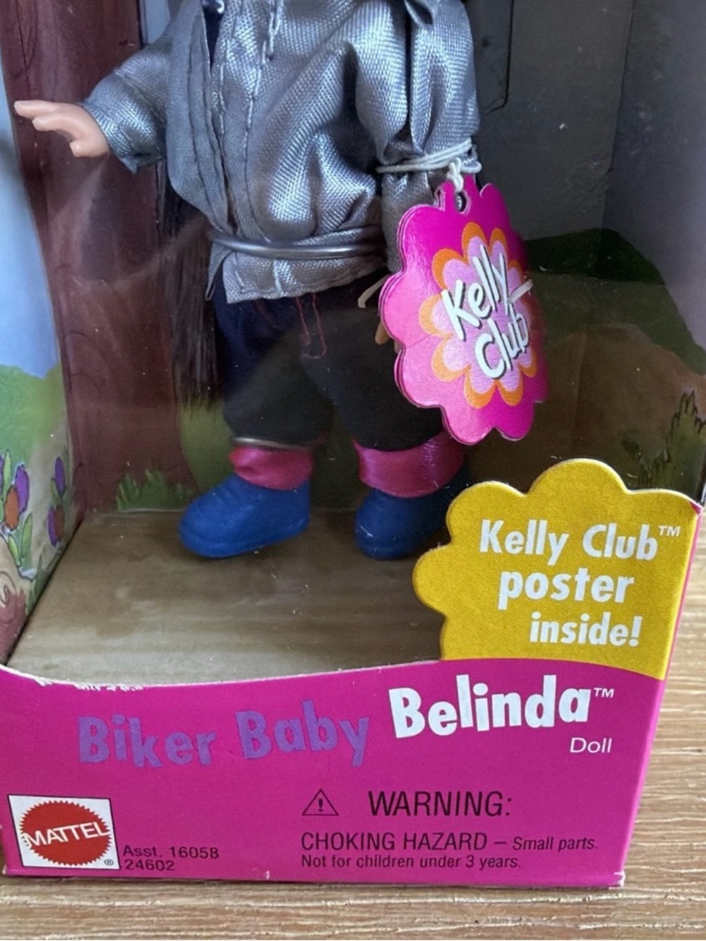 Mattel Kelly Club Biker Baby Belinda Doll in Blue and Silver Outfit - Picture 3 of 8